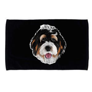 Realistic Dog Face Microfiber Hand Towel