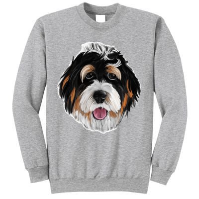 Realistic Dog Face Sweatshirt