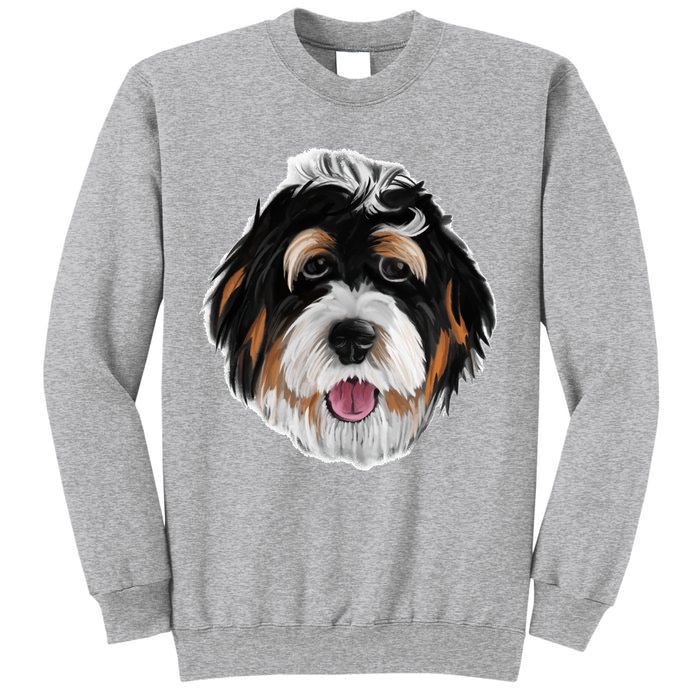 Realistic Dog Face Sweatshirt