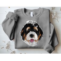 Realistic Dog Face Sweatshirt