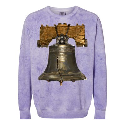 Realistic Liberty Bell Colorblast Crewneck Sweatshirt