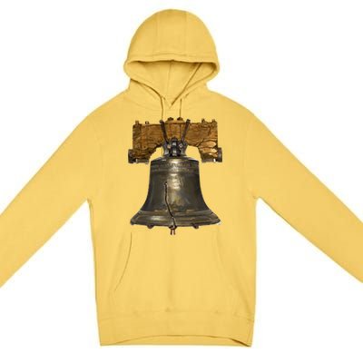 Realistic Liberty Bell Premium Pullover Hoodie