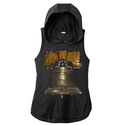 Realistic Liberty Bell Ladies PosiCharge Tri-Blend Wicking Draft Hoodie Tank