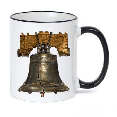 Realistic Liberty Bell 11oz Black Color Changing Mug