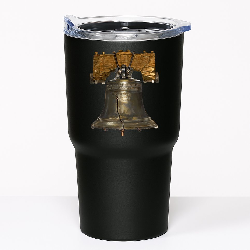 Realistic Liberty Bell Tumbler