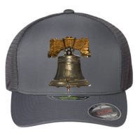 Realistic Liberty Bell Flexfit Unipanel Trucker Cap