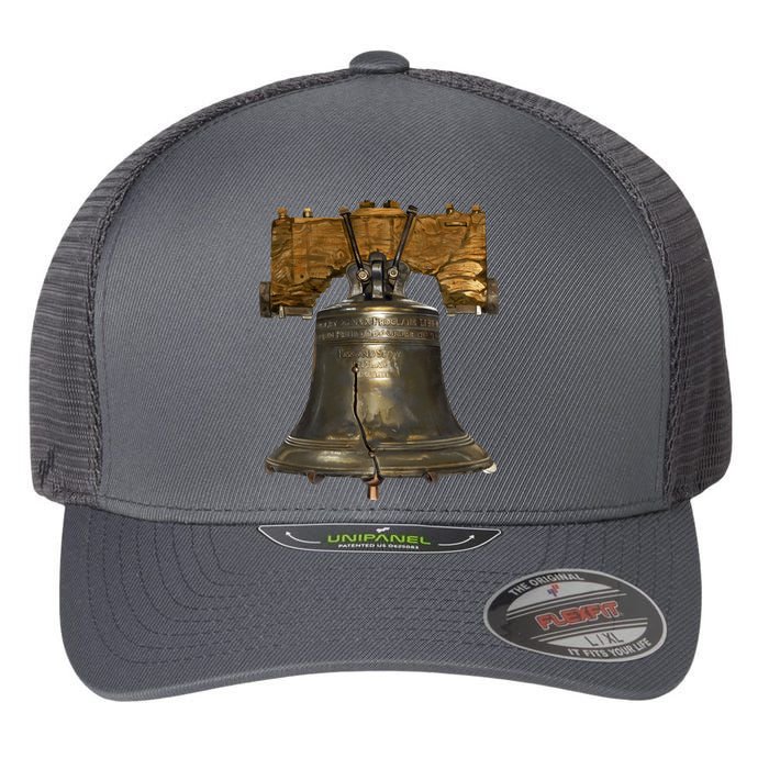 Realistic Liberty Bell Flexfit Unipanel Trucker Cap