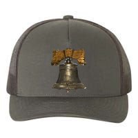 Realistic Liberty Bell Yupoong Adult 5-Panel Trucker Hat