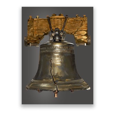 Realistic Liberty Bell Poster