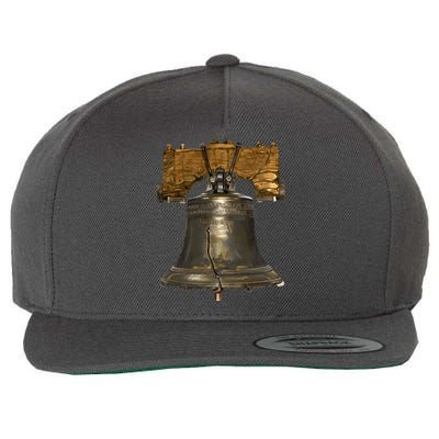 Realistic Liberty Bell Wool Snapback Cap