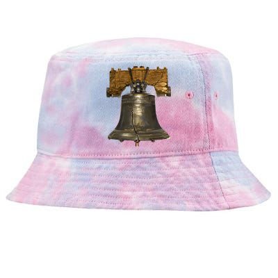 Realistic Liberty Bell Tie-Dyed Bucket Hat