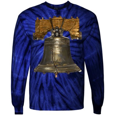 Realistic Liberty Bell Tie-Dye Long Sleeve Shirt