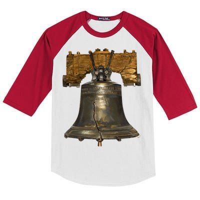 Realistic Liberty Bell Kids Colorblock Raglan Jersey