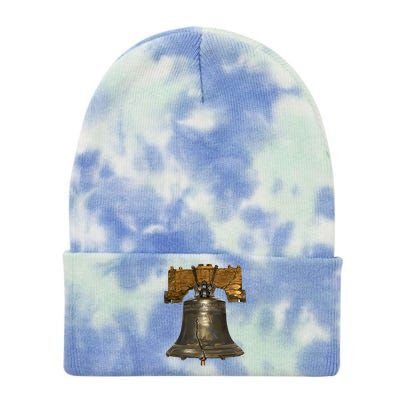 Realistic Liberty Bell Tie Dye 12in Knit Beanie