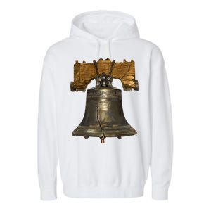 Realistic Liberty Bell Garment-Dyed Fleece Hoodie