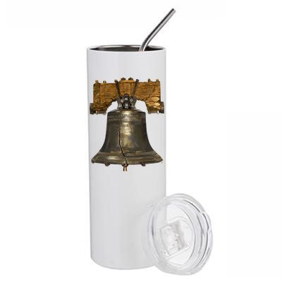 Realistic Liberty Bell Stainless Steel Tumbler