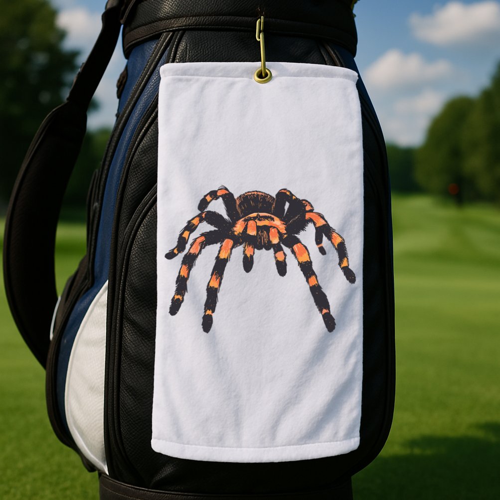 Realistic Tarantula Golf Towel
