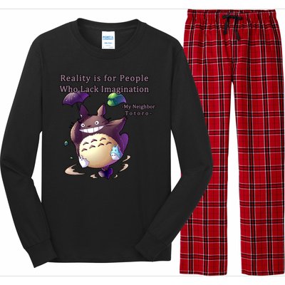 Reality Is For People Who Lack Imagination Long Sleeve Pajama Set