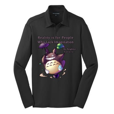 Reality Is For People Who Lack Imagination Silk Touch Performance Long Sleeve Polo