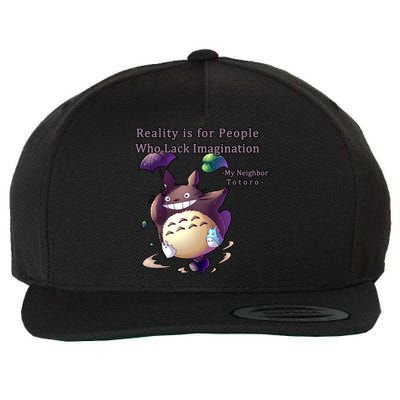 Reality Is For People Who Lack Imagination Wool Snapback Cap