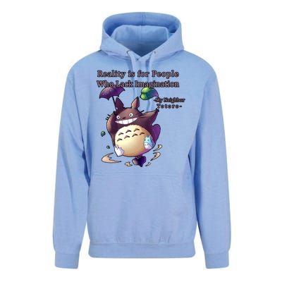 Reality Is For People Who Lack Imagination Unisex Surf Hoodie