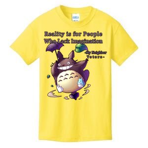 Reality Is For People Who Lack Imagination Kids T-Shirt