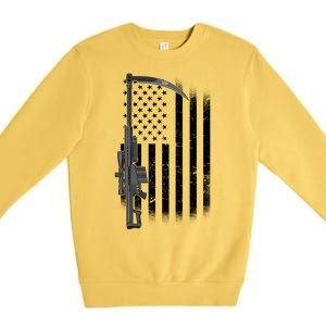 Reapers Gun Flag Premium Crewneck Sweatshirt