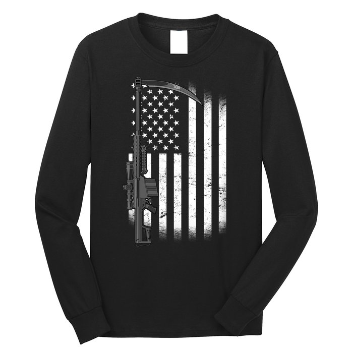 Reapers Gun Flag Long Sleeve Shirt