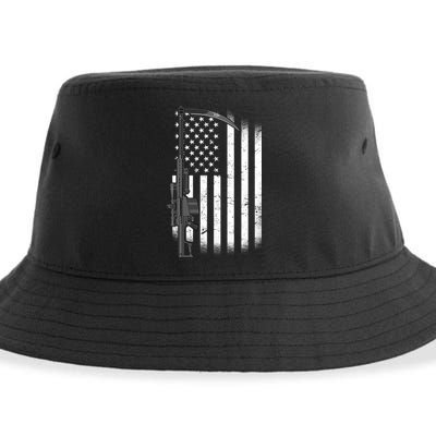 Reapers Gun Flag Sustainable Bucket Hat