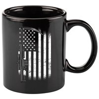 Reapers Gun Flag 11oz C Handle Ceramic Mug