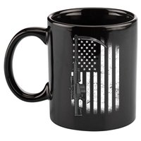 Reapers Gun Flag 11oz C Handle Ceramic Mug