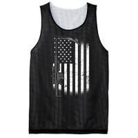 Reapers Gun Flag Mesh Reversible Basketball Jersey Tank