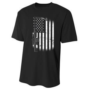 Reapers Gun Flag Performance Sprint T-Shirt