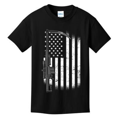 Reapers Gun Flag Kids T-Shirt