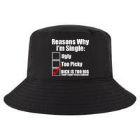 Reasons Why Im Single Ugly Picky Dick Too Big Mens Funny Cool Comfort Performance Bucket Hat
