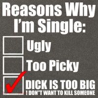 Reasons Why Im Single Ugly Picky Dick Too Big Mens Funny Cotton Canvas Backpack