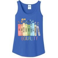 Reading Equality Book Lover Librarian Lgbt Wildflowers Gift Ladies Essential Tank