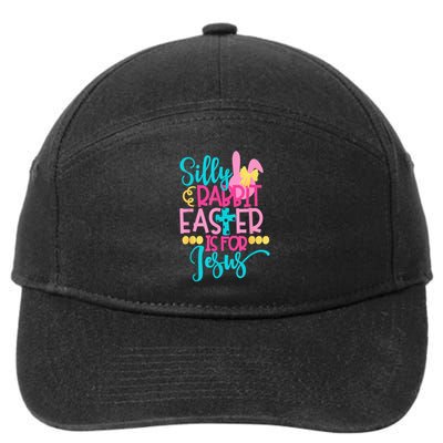 Rabbit Easter Bunny With Floppy Ear For Easter Spring 7-Panel Snapback Hat
