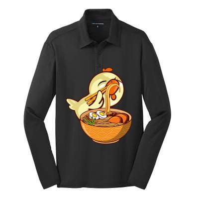 Ra Eater Bird Lover Ornithology Bird Whisperer Funny Gift Silk Touch Performance Long Sleeve Polo