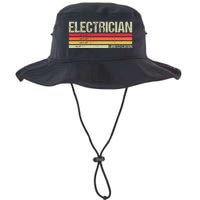 Retro Electrician Birthday Job Title Legacy Cool Fit Booney Bucket Hat