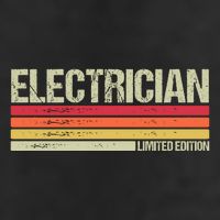 Retro Electrician Birthday Job Title 11oz C Handle Ceramic Mug