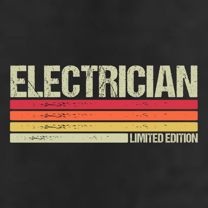 Retro Electrician Birthday Job Title 11oz C Handle Ceramic Mug