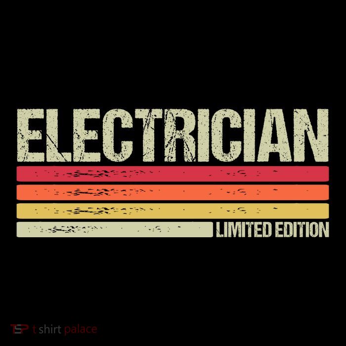 Retro Electrician Birthday Job Title 16 in Basic Backpack