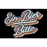 Retro Ein Bier Bitte Funny Vintage Beer German Oktoberfest Bumper Sticker