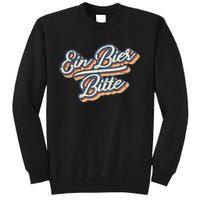 Retro Ein Bier Bitte Funny Vintage Beer German Oktoberfest Tall Sweatshirt