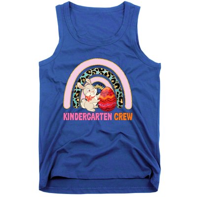 Rainbow Easter Bunny Funny Teacher Crew Gift Tank Top