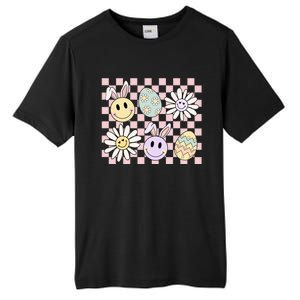 Retro Easter Bunny Floral Easter Egg Tall Fusion ChromaSoft Performance T-Shirt