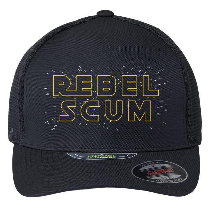Rebel Scum Flexfit Unipanel Trucker Cap