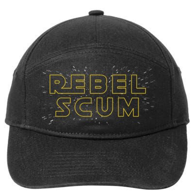 Rebel Scum 7-Panel Snapback Hat