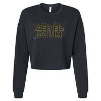 Rebel Scum Cropped Pullover Crew